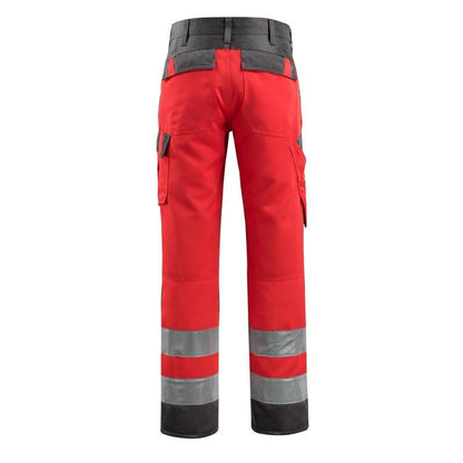 MASCOT® Maitland bukser, hi-vis rød/mørk antracit