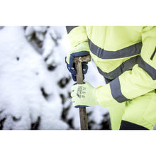 NITRAS WINTER BLOCKER, vinterhandsker, neongul/blå