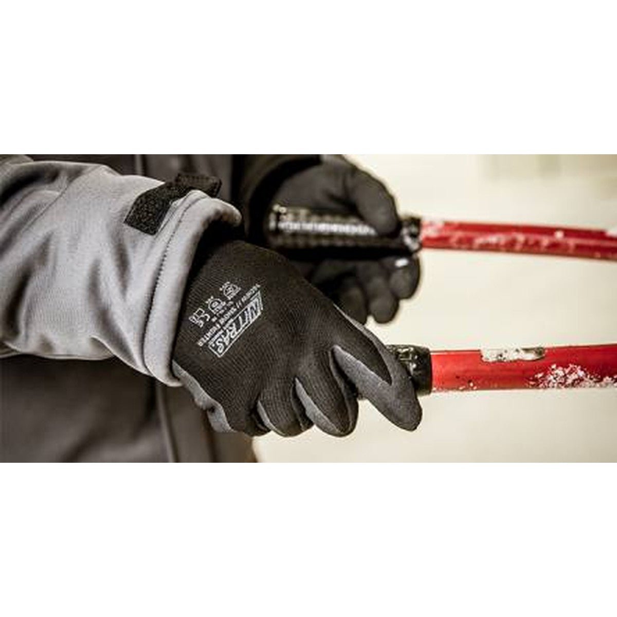 NITRAS SNOW FIGHTER, vinterhandsker, sorte