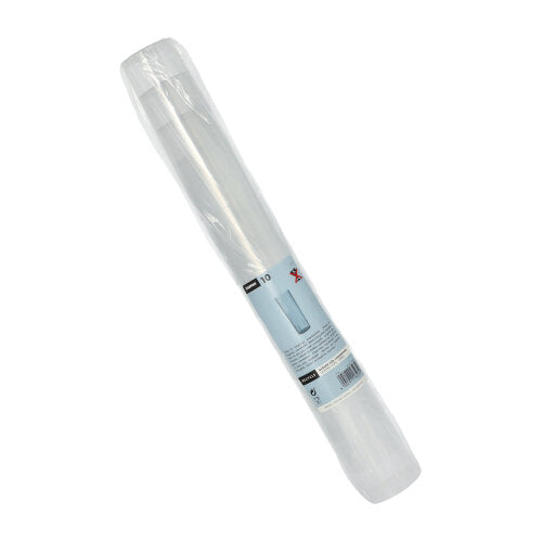 En rulle gennemsigtige poser i transparent emballage med hvid-blåt Starpak-etiket - perfekt til miljøvenlig opbevaring sammen med dine Starpak 10 genanvendelige glas til longdrinks.