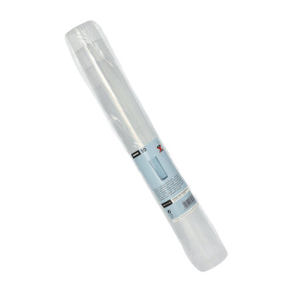 En rulle gennemsigtige poser i transparent emballage med hvid-blåt Starpak-etiket - perfekt til miljøvenlig opbevaring sammen med dine Starpak 10 genanvendelige glas til longdrinks.