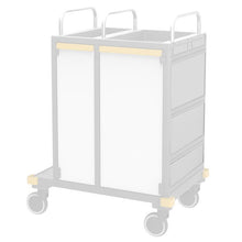 VERMOP sidevæg multivæg Platin hvid, 497 x 174 x 3 cm