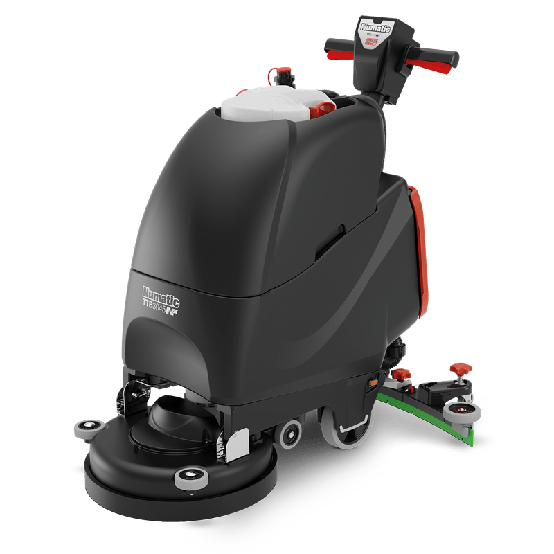 Numatic batteri skuretørrer TTB3045NX-R/2 inkl. TenTec børste rød og oplader | Pakke (1 stk)