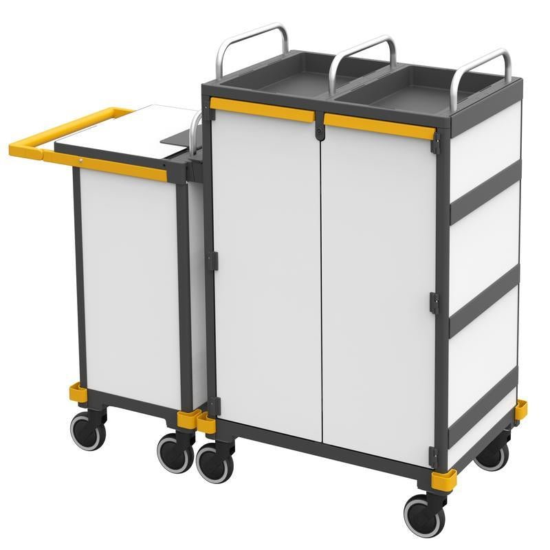 VERMOP Equipe H1 aftagelig, Platinum White, 130 x 56 x 136 cm | 1 stk 