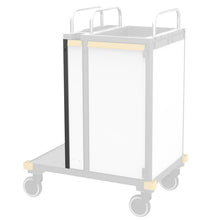 VERMOP hjørneprofilliste med lås til venstre, 74 x 4 x 2 cm