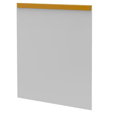 VERMOP bagpanel H+ Værktøjskasse Platinum Hvid, 738 x 48 cm