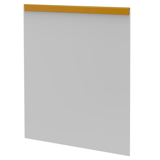 VERMOP bagpanel H+ Værktøjskasse Platinum Hvid, 738 x 48 cm