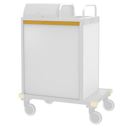 VERMOP bagvæg H+ 10l kasse Platin Hvid 738 x 600 x 9 cm