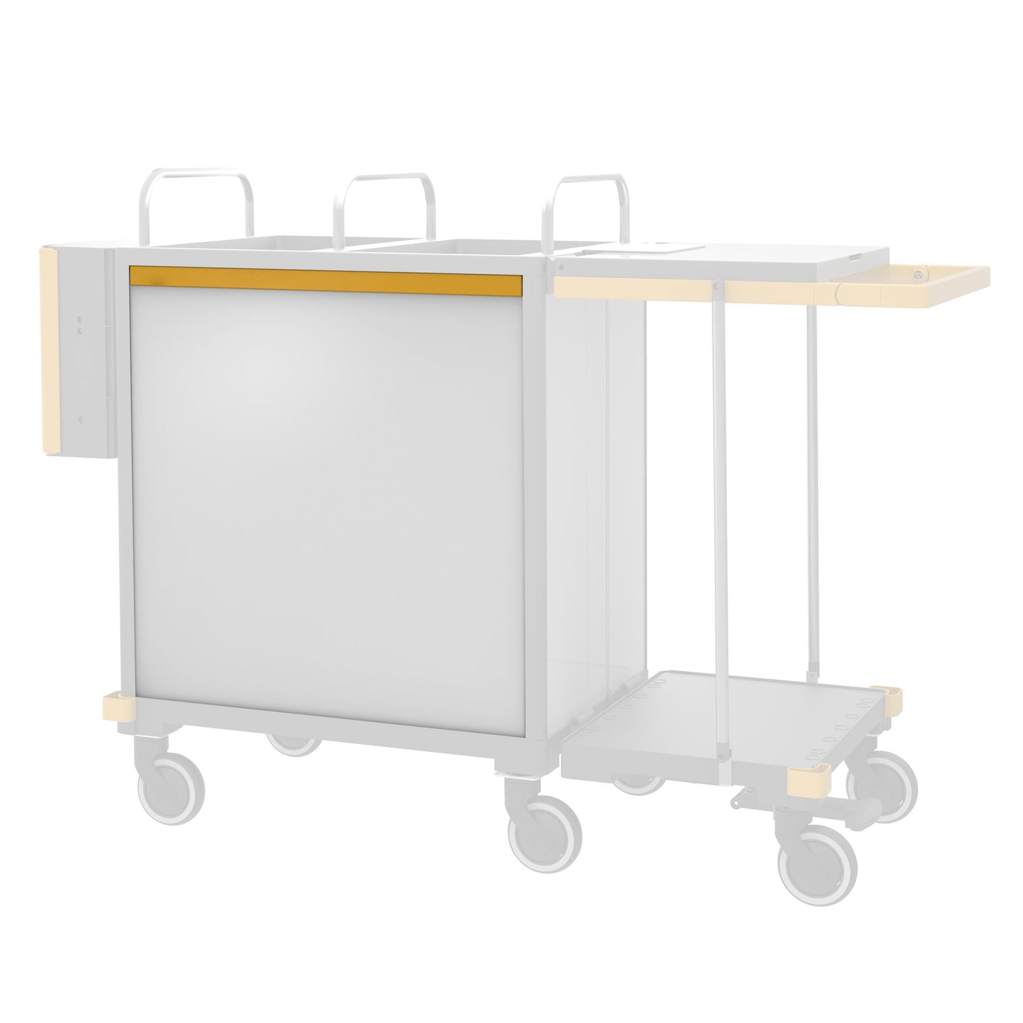 VERMOP bagvæg “Platinum White”