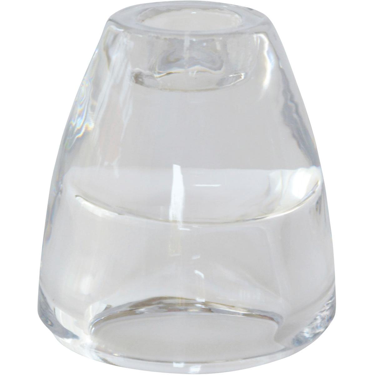 Den lysestage i glas 2 i 1 fra Duni GmbH (68x73 mm, klar, 6 stykker) imponerer med elegant design og gennemsigtig overflade - perfekt til bryllupsdekoration eller stilfulde begivenheder.