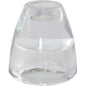 Den lysestage i glas 2 i 1 fra Duni GmbH (68x73 mm, klar, 6 stykker) imponerer med elegant design og gennemsigtig overflade - perfekt til bryllupsdekoration eller stilfulde begivenheder.