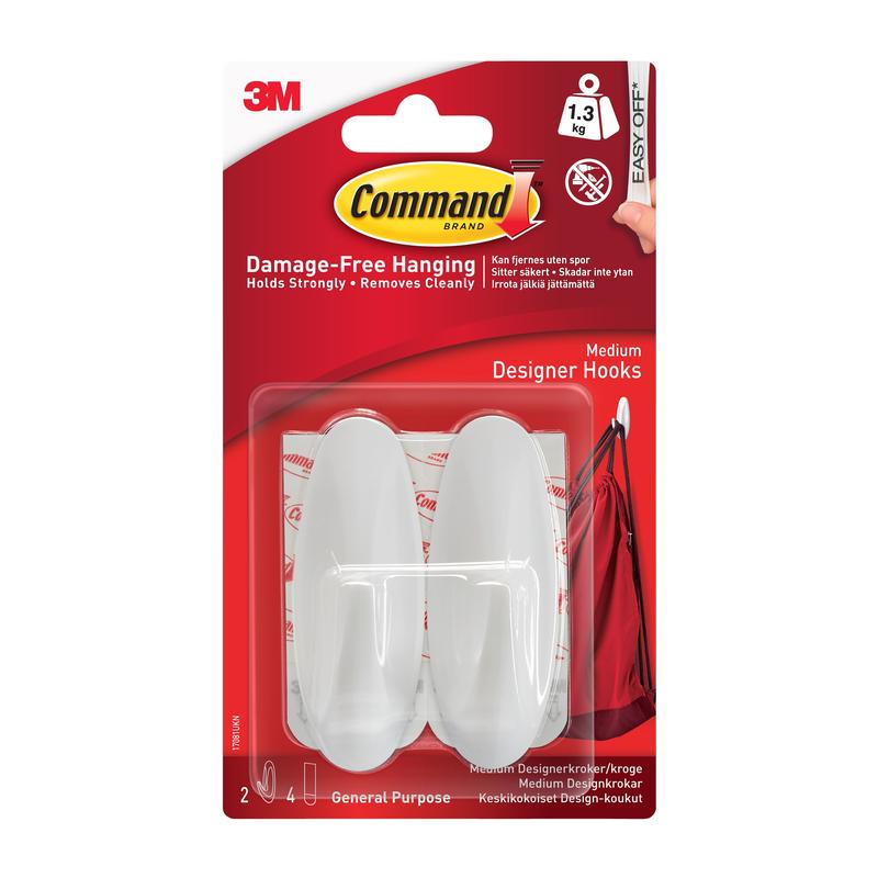 3M™ Command™ Medium Hooks - Opbevaring og organisering