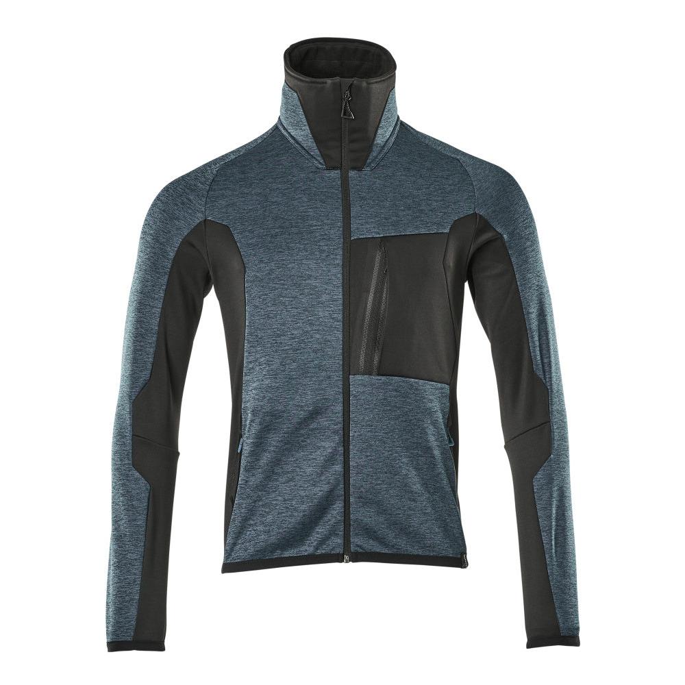 Fleecetrøje med mikrofleecejakke med lynlås