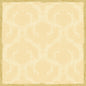 Dunicel-mellemdækken 84x84 cm i royal cream fra Duni GmbH (pakke med 20 stykker) har et beige damaskdesign med et kunstfærdigt blomstermønster og en guldfarvet kant, ideel til en elegant borddekoration i vintage-stil.