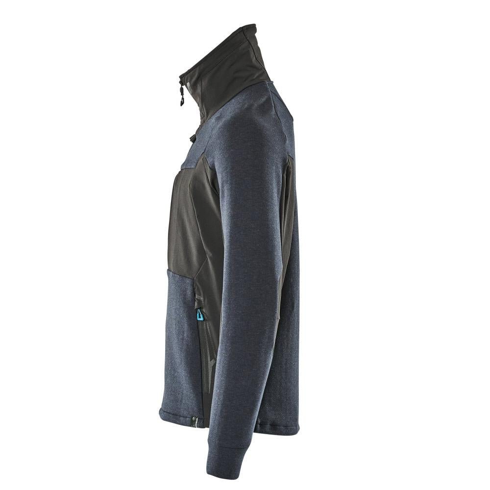 Sweatshirt, lynlås, stand-up krave sweatshirt med lynlås