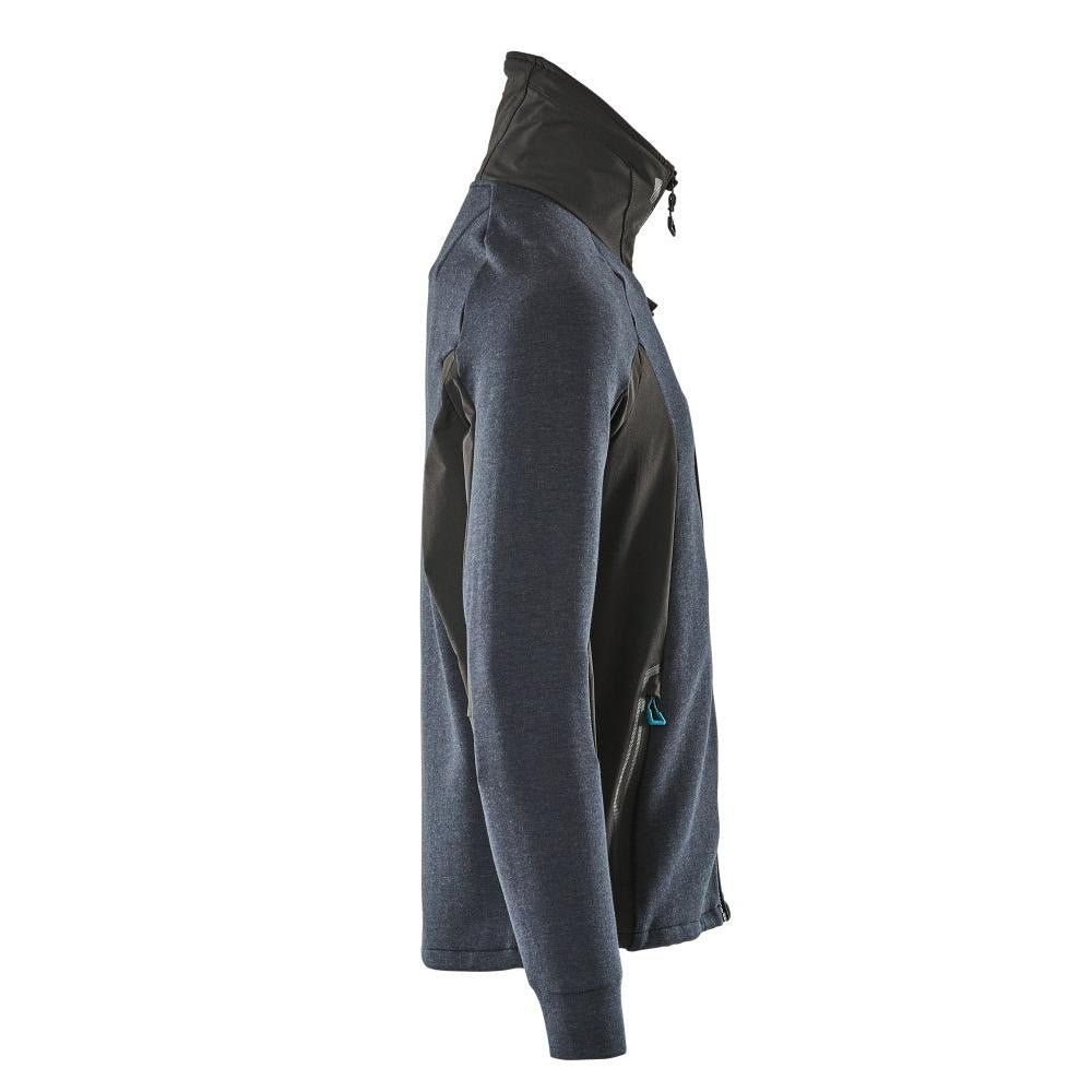 Sweatshirt, lynlås, stand-up krave sweatshirt med lynlås