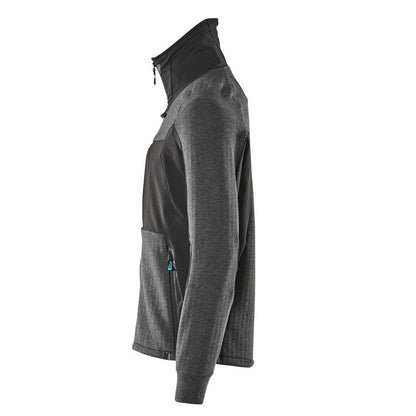 Sweatshirt, lynlås, stand-up krave sweatshirt med lynlås