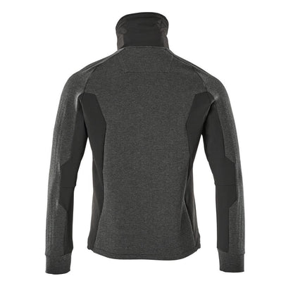 Sweatshirt, lynlås, stand-up krave sweatshirt med lynlås