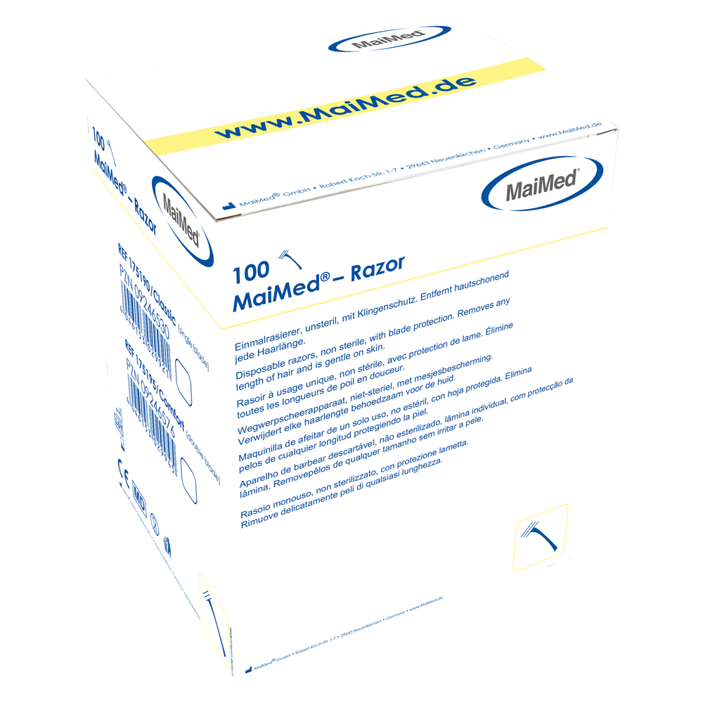 MaiMed - Razor Classic engangsskraber, usteril, 100 stk/æske. | Æske (100 stk.)