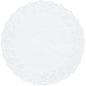 Die Duni GmbH Tortenspitzen Rund ist ein schlichtes, weißes, rundes Deckchen aus Papier mit einem filigranen, spitzenartigen Rand und einer festen Mitte, ideal als eleganter dekorativer Akzent für Hochzeiten oder besondere Anlässe.
