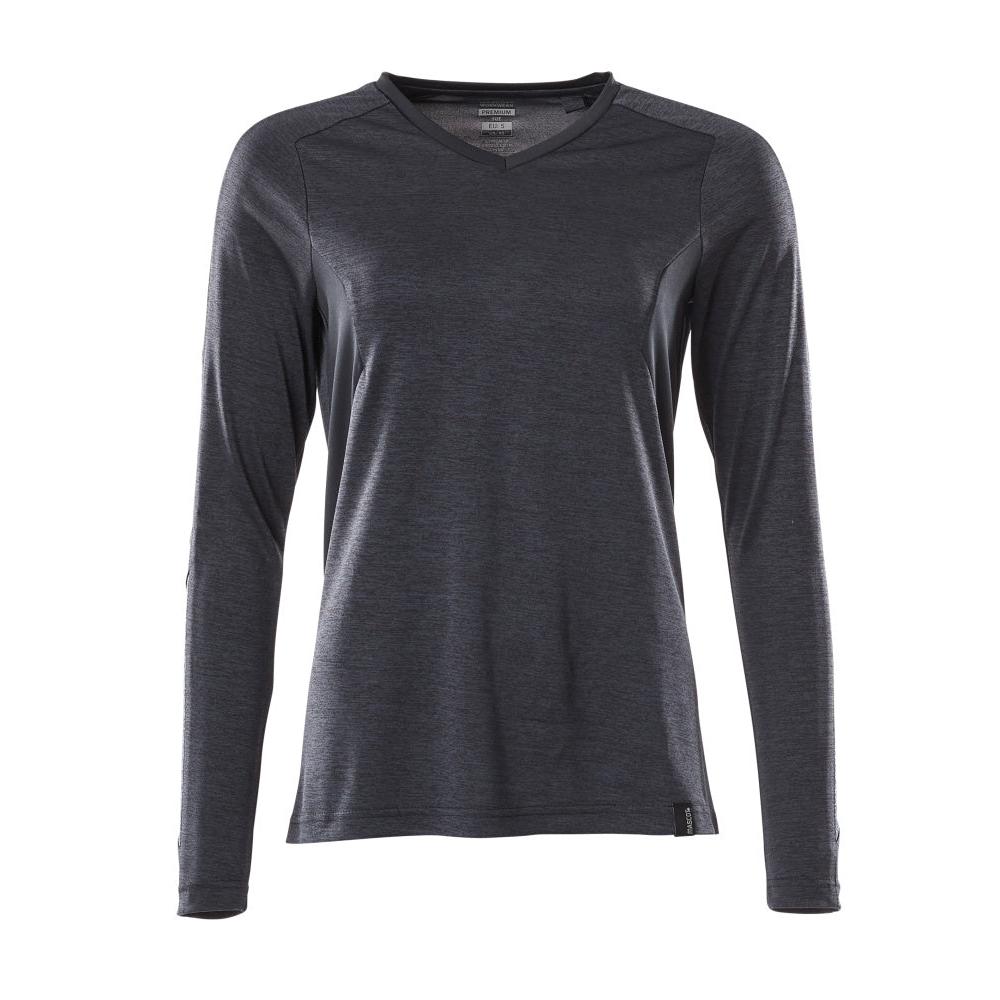 T-shirt, dame, med COOLMAX®, langærmet t-shirt