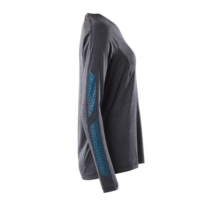 T-shirt, dame, med COOLMAX®, langærmet t-shirt
