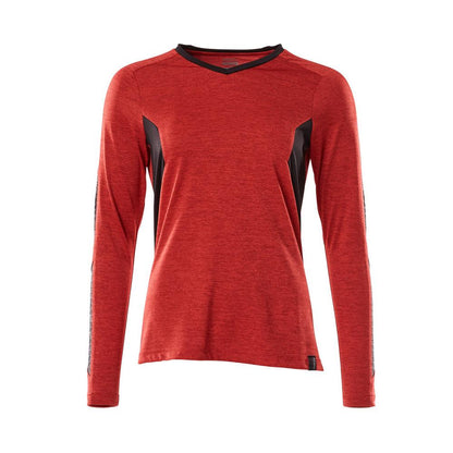 T-shirt, dame, med COOLMAX®, langærmet t-shirt