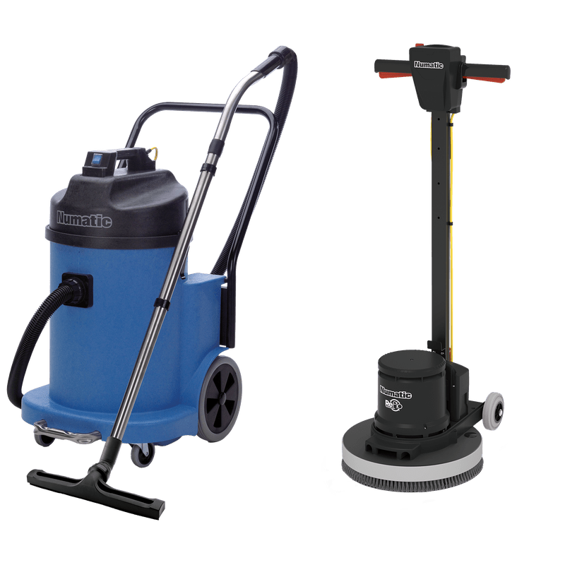 Numatic ESM sæt 2C HFM-1515R + SC børste + vandstøvsuger WV-900-2 | Pakke (1 stk)