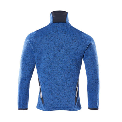 Strikket sweater med cardigan med lynlås
