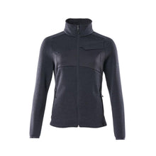Strikket sweater med lynlås, damecardigan