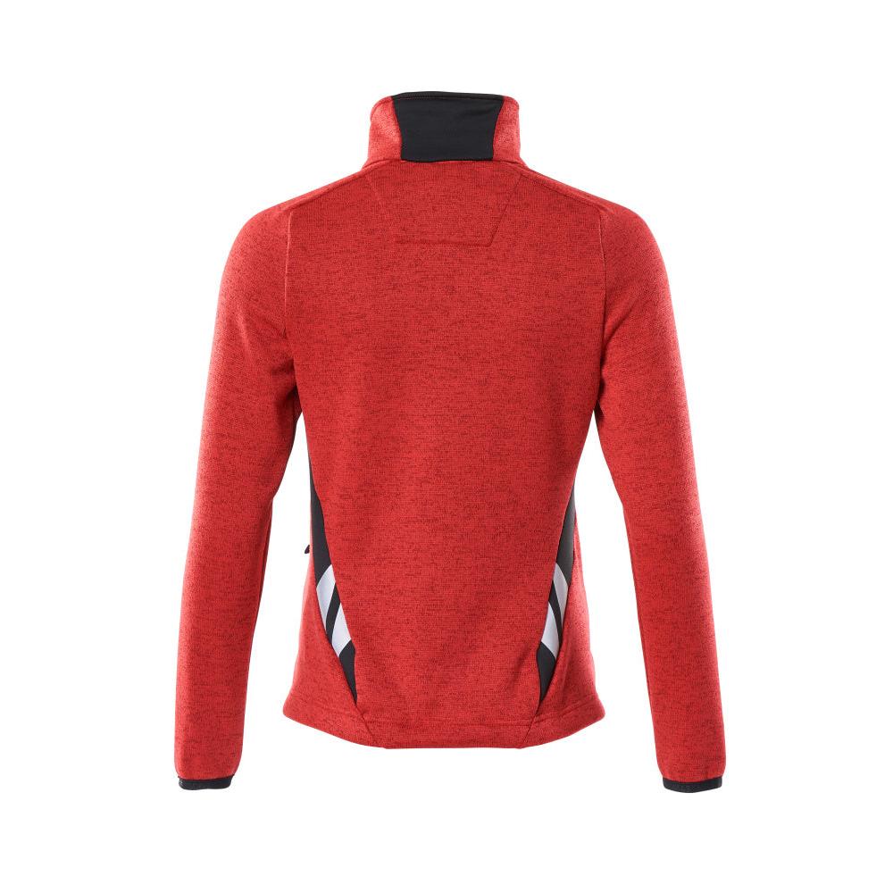 Strikket sweater med lynlås, damecardigan