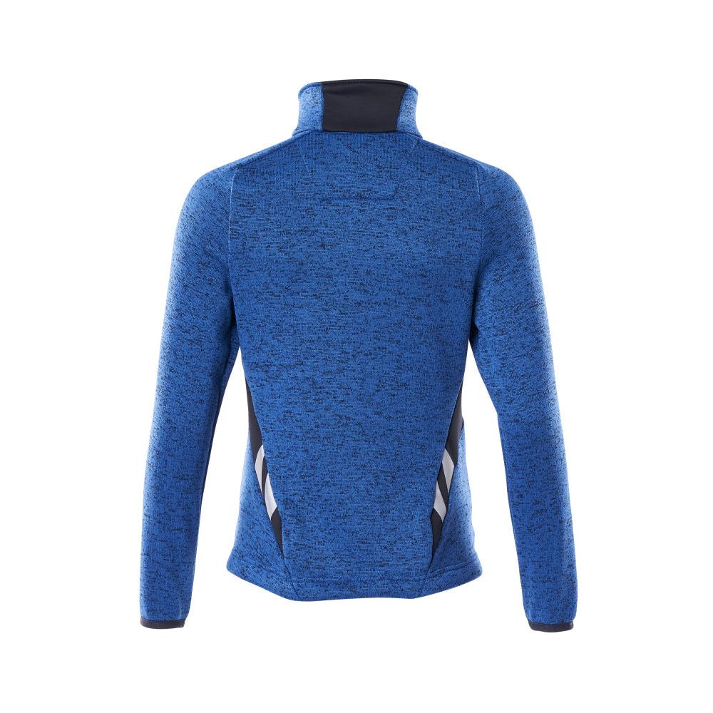 Strikket sweater med lynlås, damecardigan