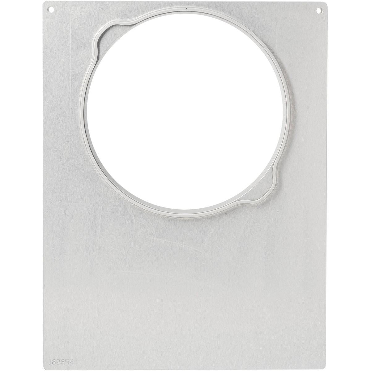 Kassetten DF15/25 fra Duni GmbH er en rektangulær plade af børstet metal med et stort rundt udskæring og to små øverste huller. Den passer til systemerne DF Pearl M1 990ml, M2 525/350ml (kun den ydre kant er forseglet). Pakke med 1 stykke.