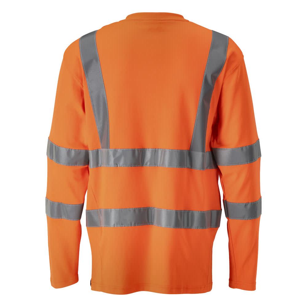 T-shirt, V-hals, langærmet t-shirt