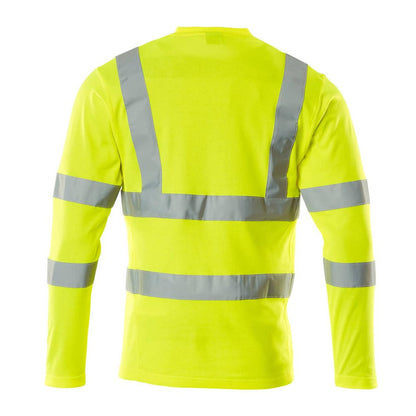 T-shirt, V-hals, langærmet t-shirt