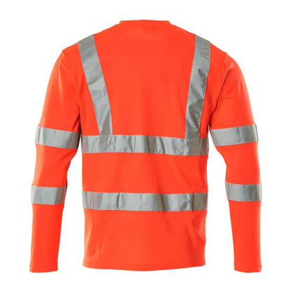 T-shirt, V-hals, langærmet t-shirt