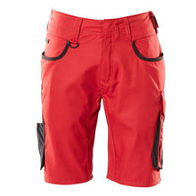 Shorts, lette shorts, rød/sort