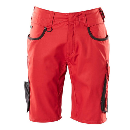 Shorts, lette shorts, rød/sort