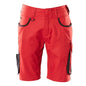 Shorts, lette shorts, rød/sort