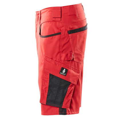 Shorts, lette shorts, rød/sort