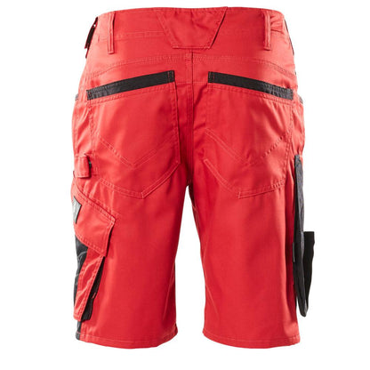 Shorts, lette shorts, rød/sort