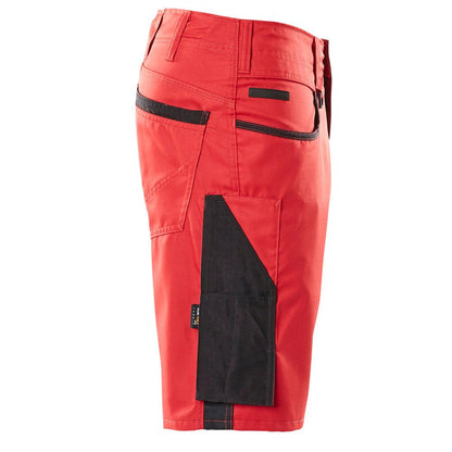 Shorts, lette shorts, rød/sort