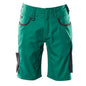Shorts, lette shorts, grøn/sort