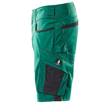 Shorts, lette shorts, grøn/sort