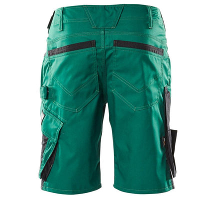 Shorts, lette shorts, grøn/sort