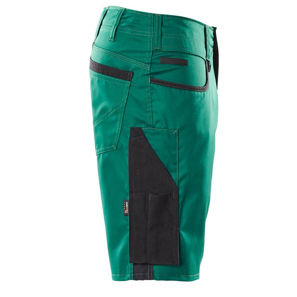Shorts, lette shorts, grøn/sort