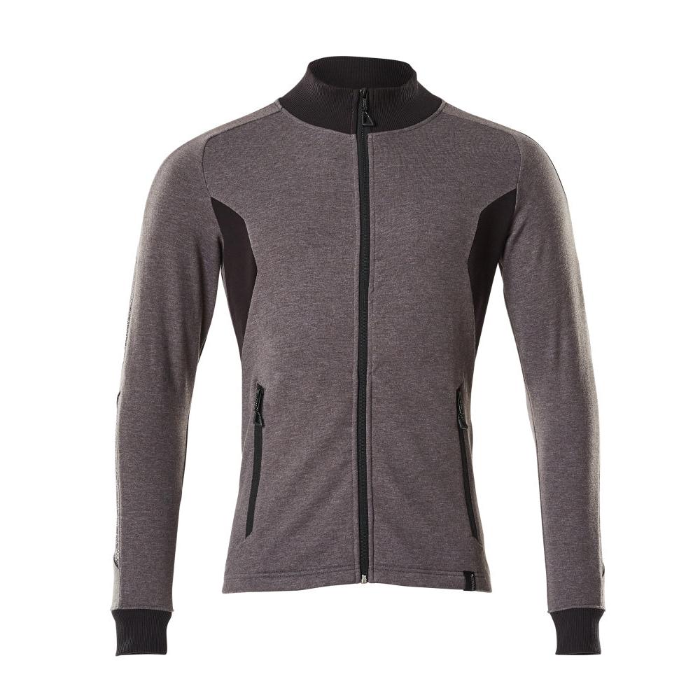 Sweatshirt med lynlås, sweatshirt med moderne pasform med lynlås