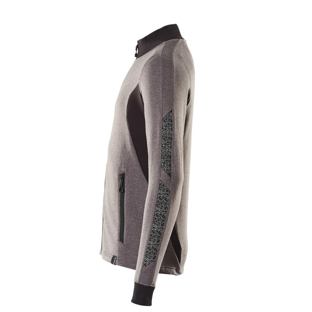 Sweatshirt med lynlås, sweatshirt med moderne pasform med lynlås