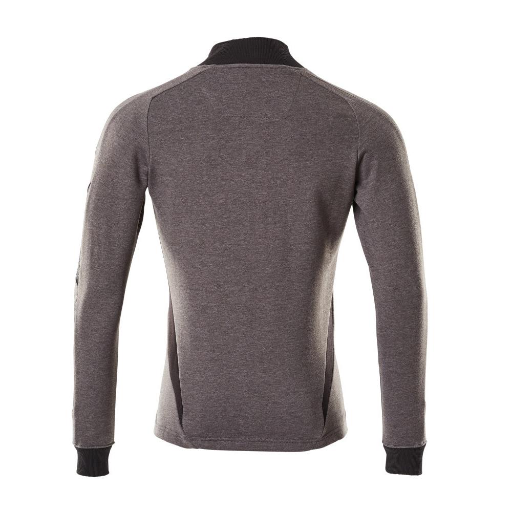 Sweatshirt med lynlås, sweatshirt med moderne pasform med lynlås