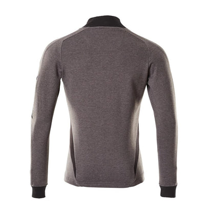 Sweatshirt med lynlås, sweatshirt med moderne pasform med lynlås